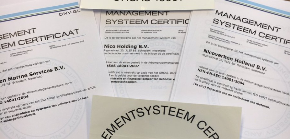 Nicoverken achieves ISO 9001:2008 certification