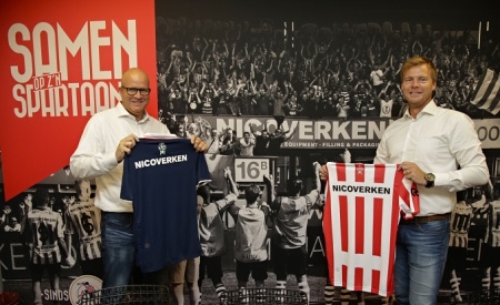 Nicoverken blijft co-sponsor Sparta Rotterdam